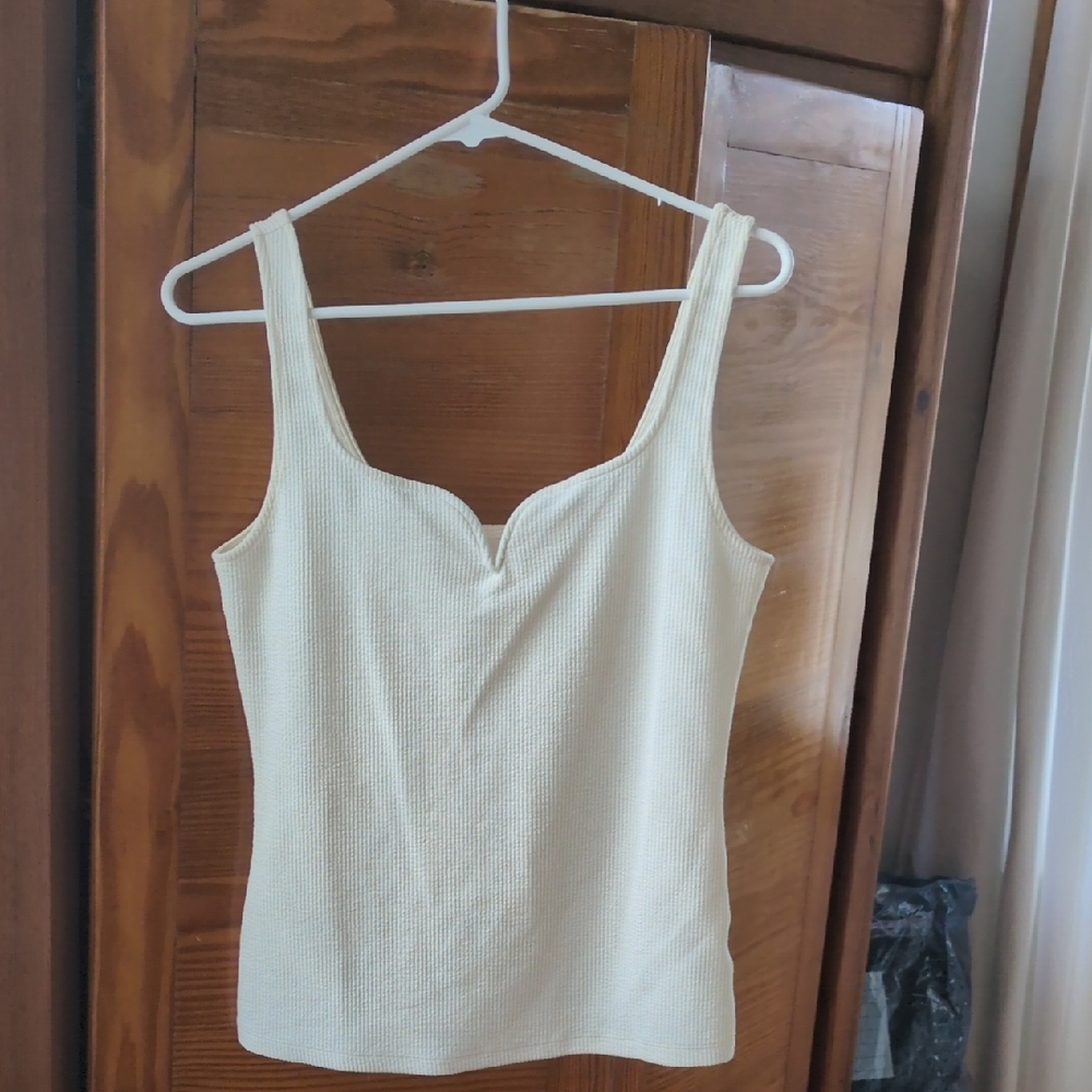 Elegant Cream Women's Tank Top